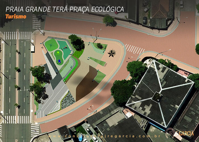 Praia Grande terá praça ecológica no bairro da Guilhermina.