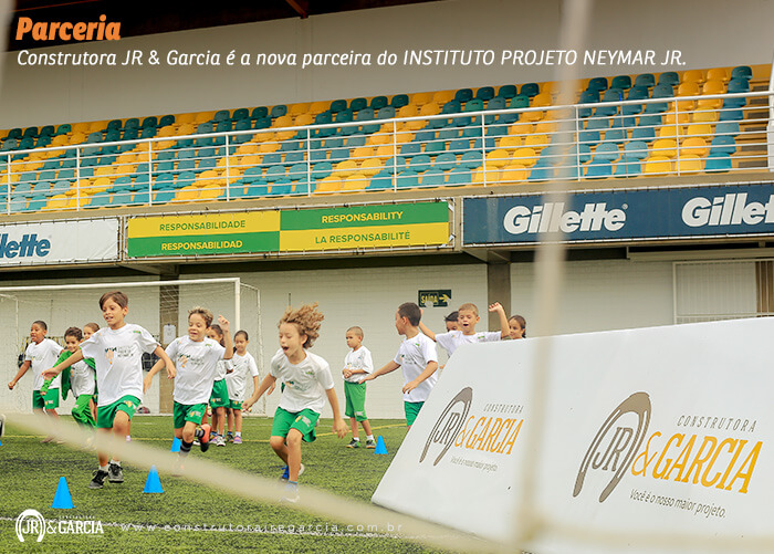 Construtora JR e Garcia é a nova parceira do Instituto Projeto Neymar JR.