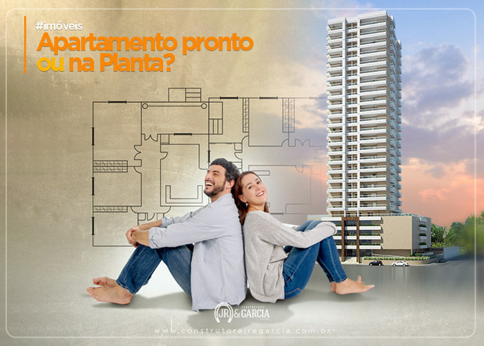 Comprar um apartamento pronto ou na planta? Construtora JR e Garcia, a sua construtora em Praia Grande SP.