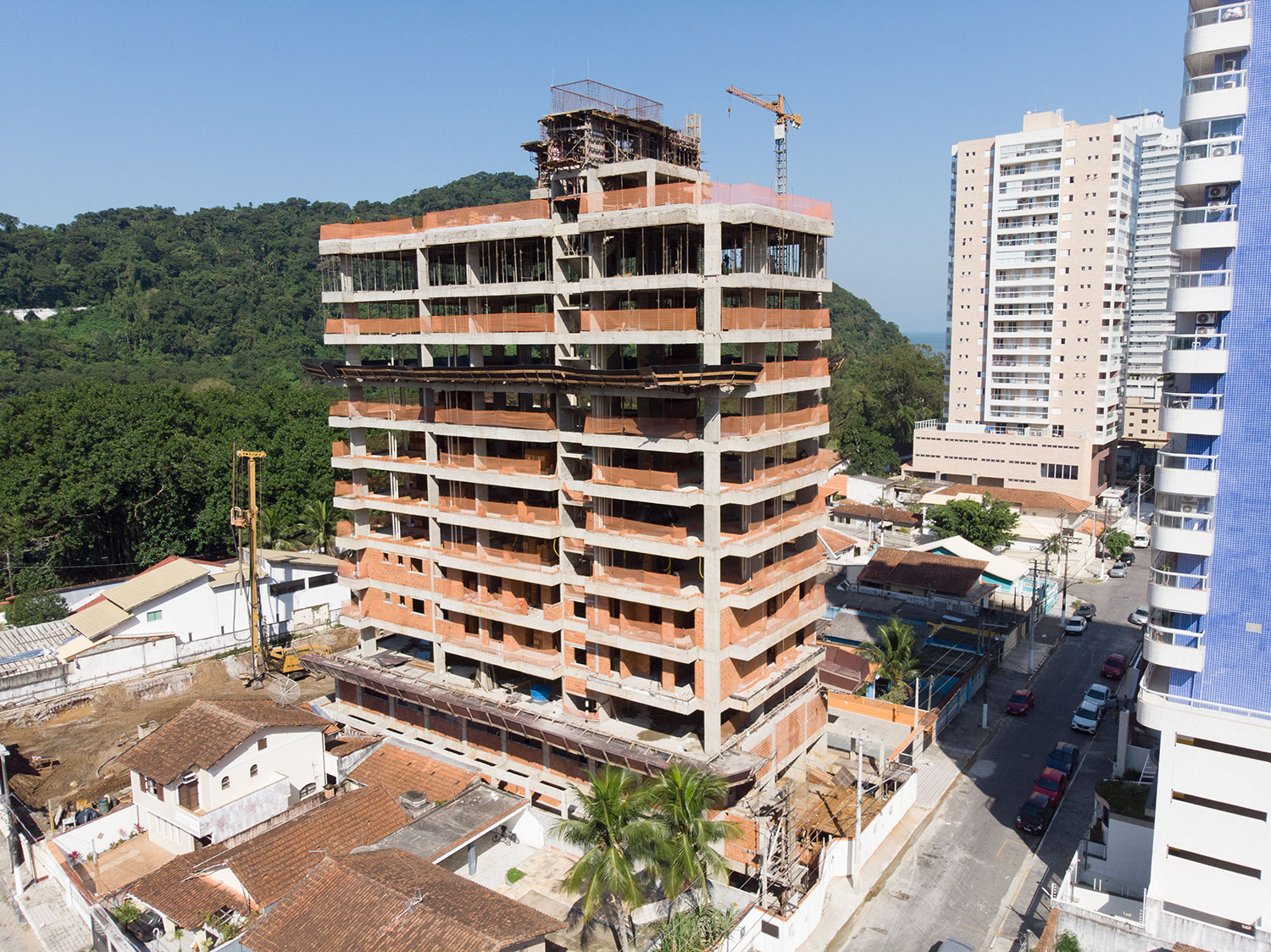 Obra - Autentic 154 Residence - Canto do Forte - Construtora JR e Garcia - Praia Grande SP
