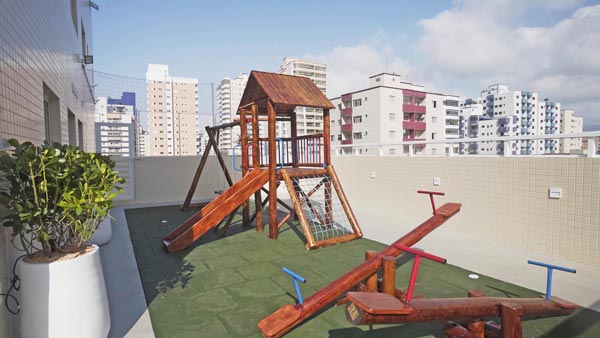 Playground - Residencial Santa Rita de Cássia II - Aviação, Praia Grande