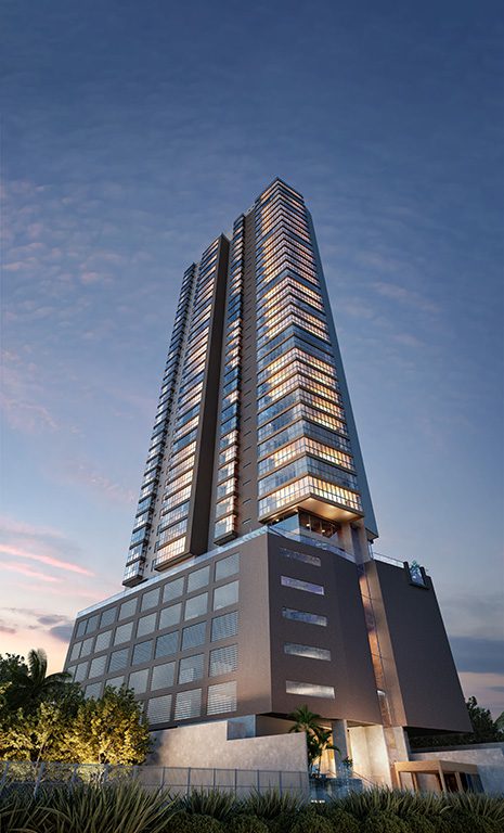 Fachada Noturna - JR Tower Residence 