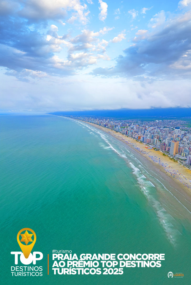 Praia Grande concorre ao Prêmio Top Destinos Turísticos 2025